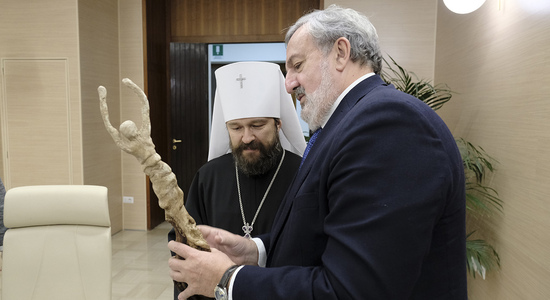 Состоялась встреча митрополита Волоколамского Илариона с губернатором Апулии