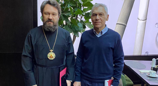 Митрополит Волоколамский Иларион встретился с послом России в Сербии